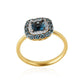 Color Saga Small Cushion Ring