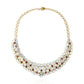 Yellow Gold Polki Diamond and Ruby Stone Wedding Jewellery Necklace Set for Women