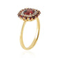 Color Saga Small Cushion Ring