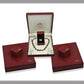 Yellow Gold Polki Diamond and Ruby Stone Wedding Jewellery Necklace Set for Women