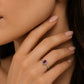 Ardor Ruby & Diamond Ring in White Gold
